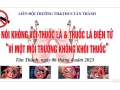 Tuyên truyền với chủ đề: NÓI KHÔNG VỚI THUỐC LÁ VÀ THUỐC LÁ ĐIỆN TỬ “VÌ 1 MÔI TRƯỜNG KHÔNG KHÓI THUỐC”
